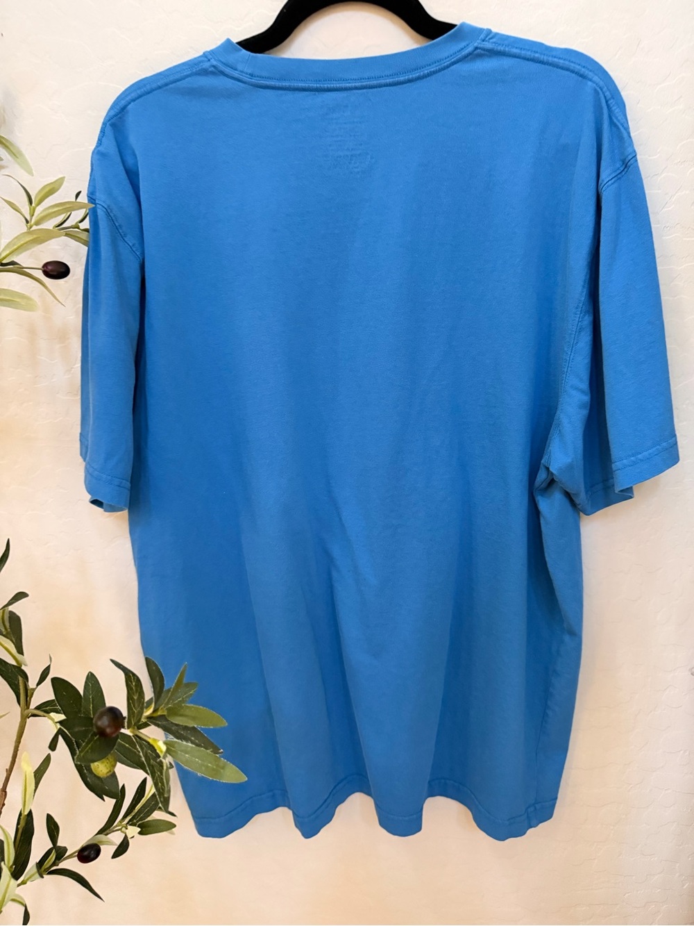 L.L. Bean Men's Short Sleeve Crewneck T-Shirt — Sky Blue - Picture 3 of 3